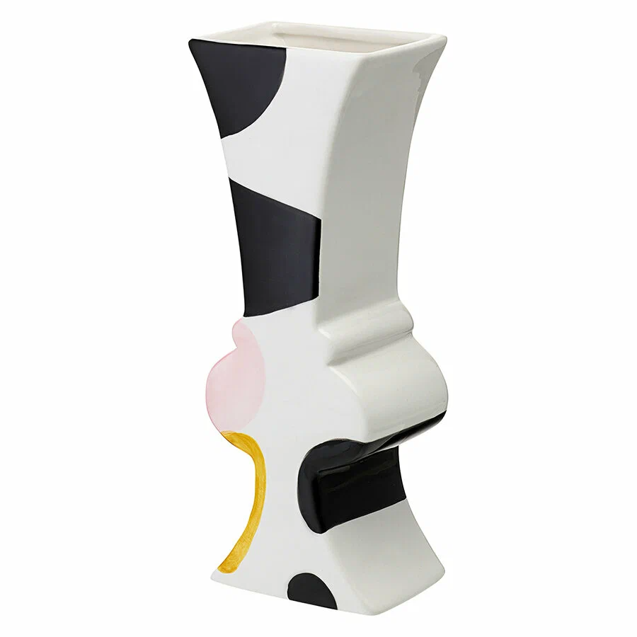 Vase Echo for flowers and dried flowers decorative dolomite Accent Tkano TK24-DEC-VA0003