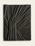 Plaster panel on the wall for interior decor, 40x30 cm