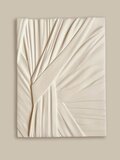 Plaster panel on the wall for interior decor, 40x30 cm