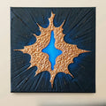 20×20cm 3D Abstract Textured Canvas Wall Art Panel
