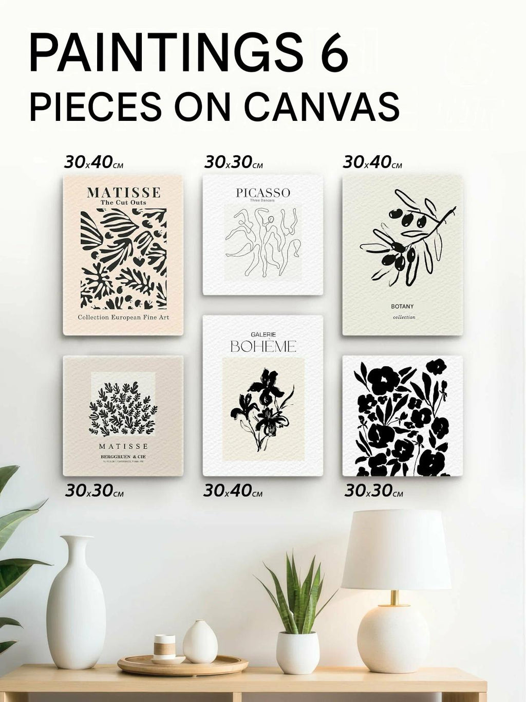 Aesthetic Canvas Wall Art Set