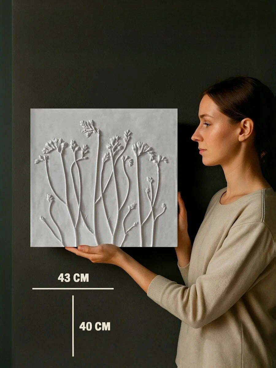 Wall plaster panel 43х40х1,5 cm