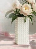 Vase decorative interior ceramic large Florence white for flowers, for decor and comfort of the interior of the house