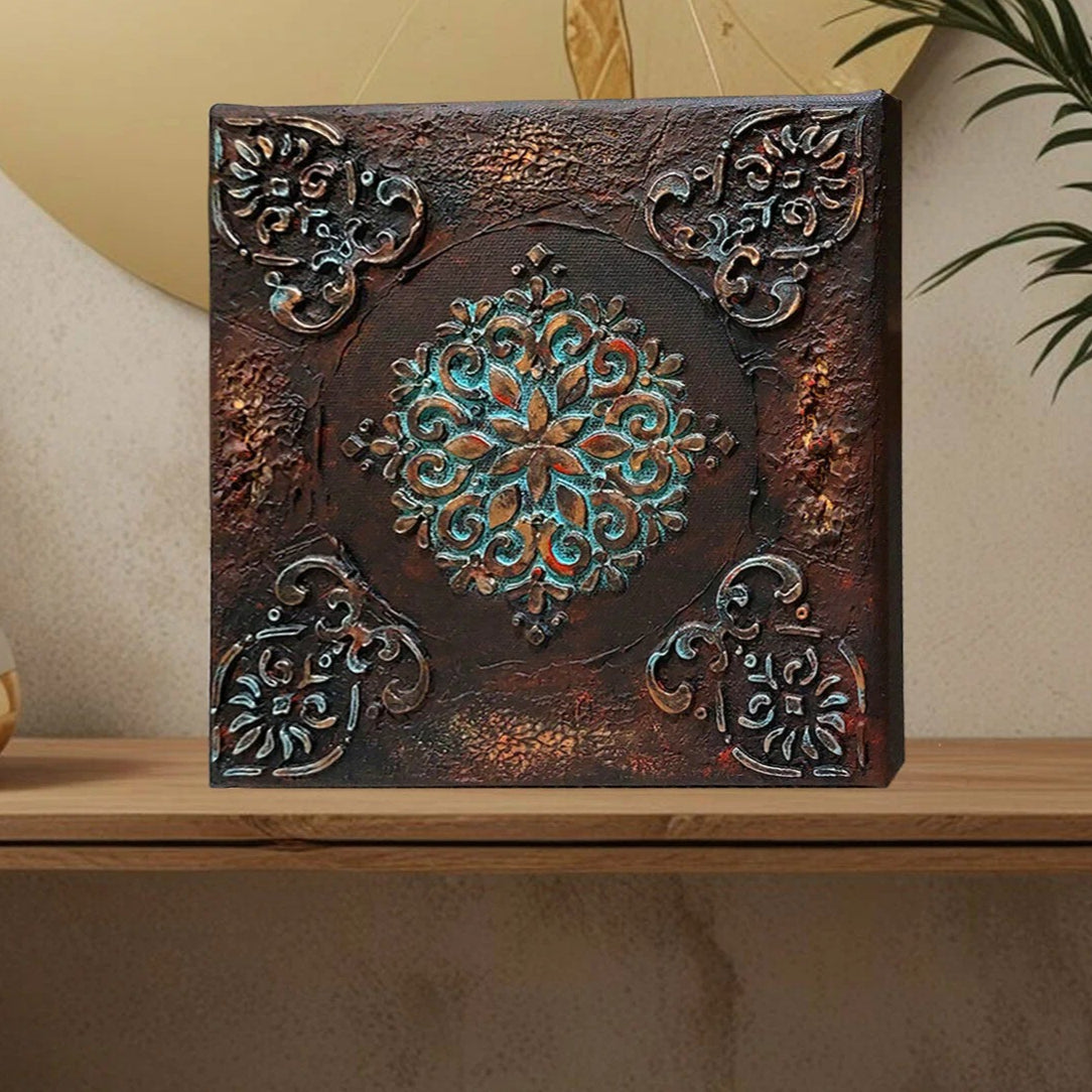 20x20cm 3D Handmade Textured Canvas Wall Art