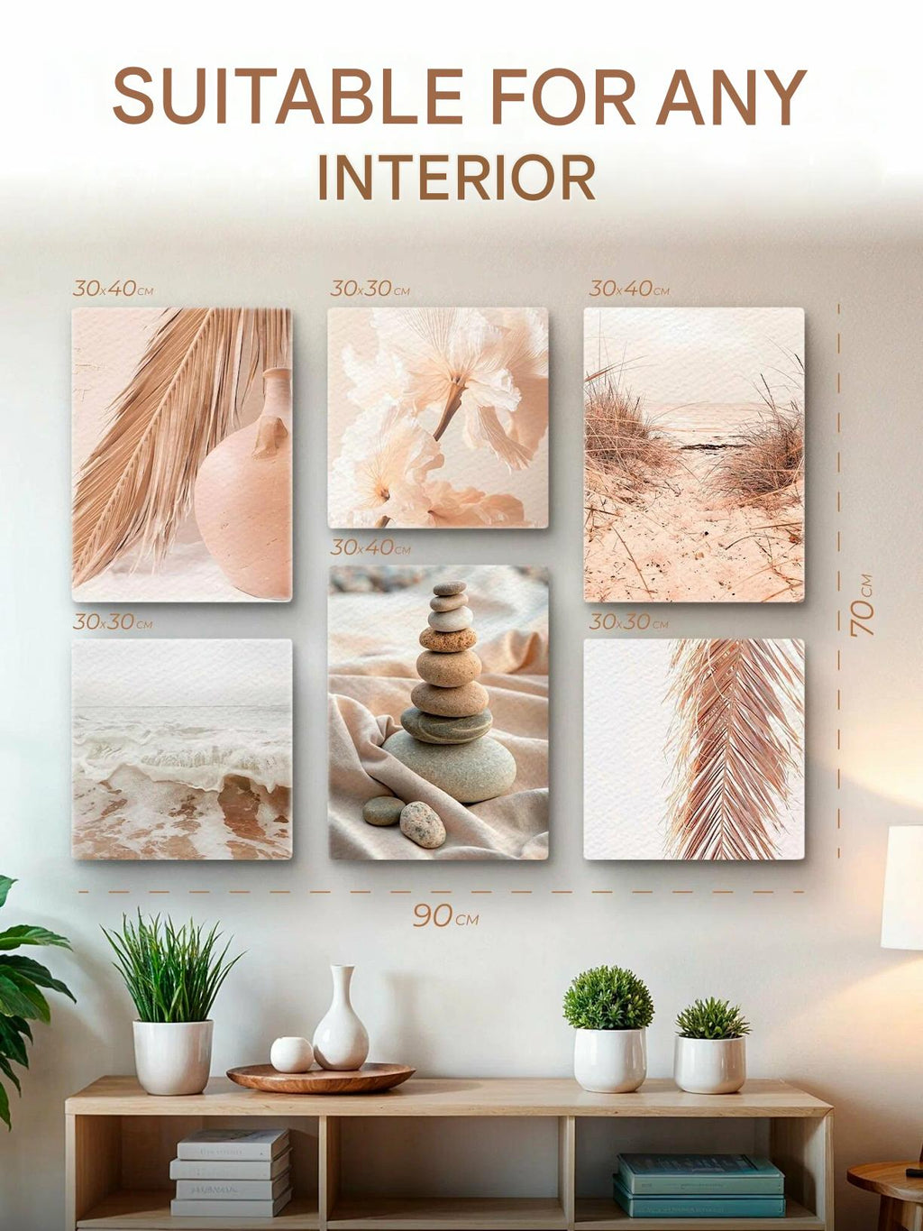 Aesthetic Interior Canvas Wall Art Set