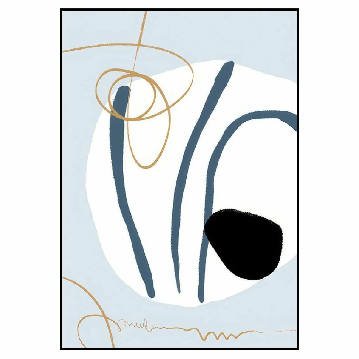 2Pcs 40x50cm Figure Abstract Canvas Wall Art Set