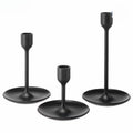 3 Pack Fulltalig Ikea Retro Old Blue 10-Candle Candlestick Set