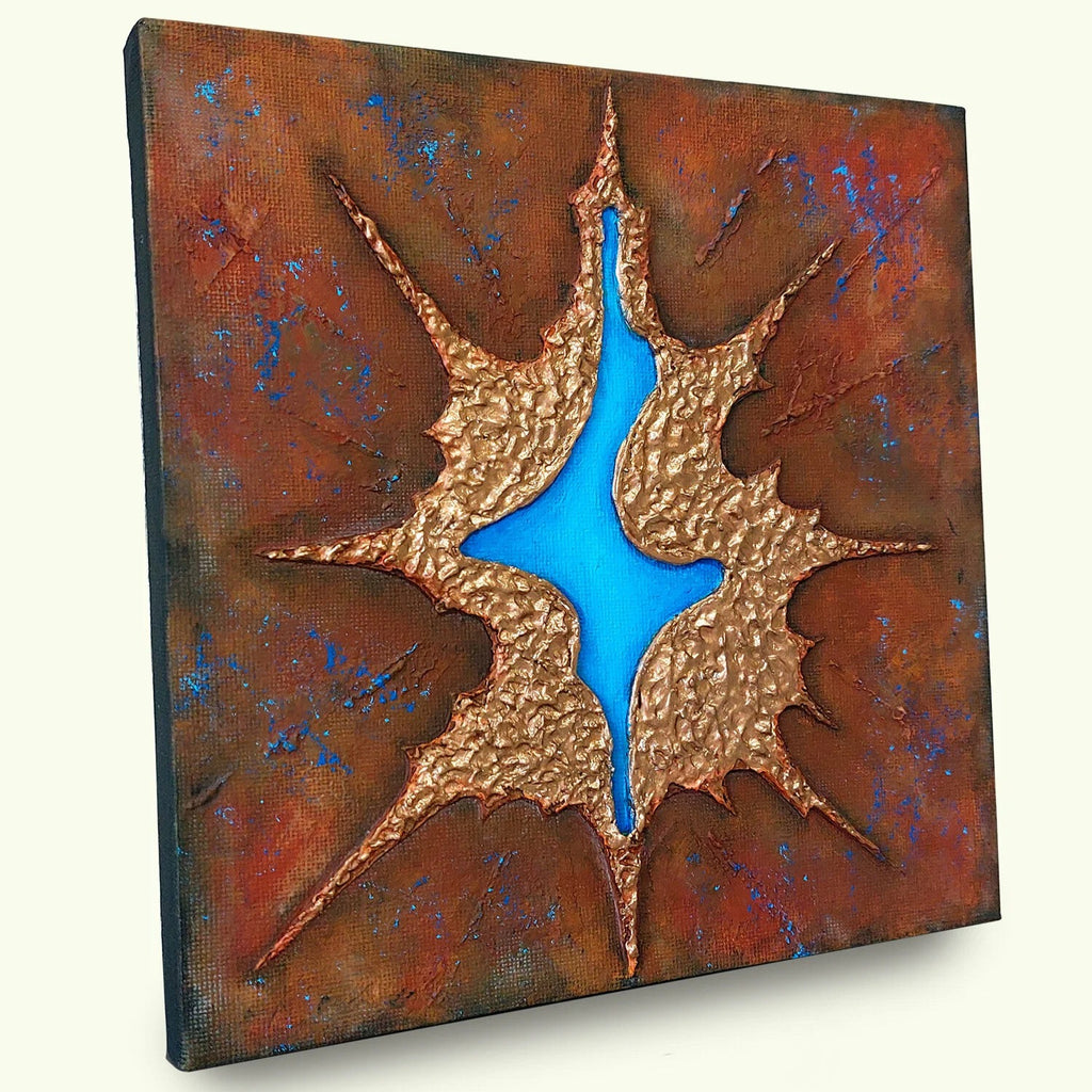 20×20cm Handmade 3D Abstract Acrylic Canvas Wall Art
