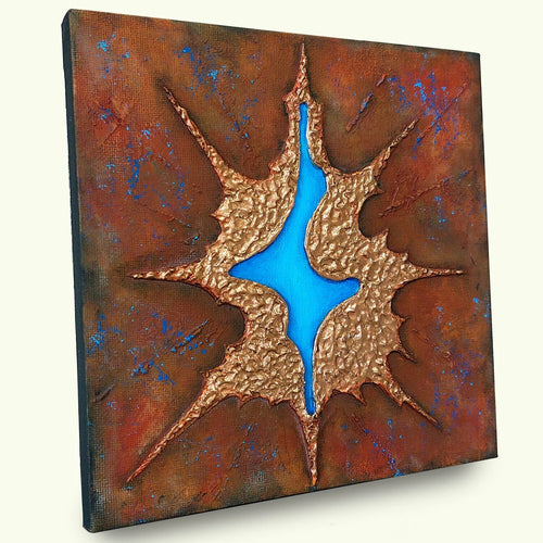 20×20cm Handmade 3D Abstract Acrylic Canvas Wall Art