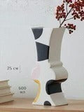 Vase Echo for flowers and dried flowers decorative dolomite Accent Tkano TK24-DEC-VA0003