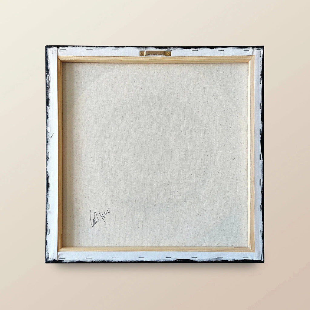 40×40cm 3D Mandala Hand Textured Canvas Wall Panel