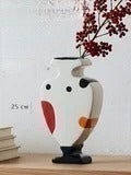 Vase Echo for flowers and dried flowers decorative dolomite Accent Tkano TK24-DEC-VA0003