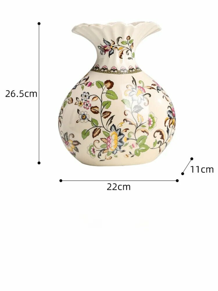 DFKSD Creative 26.5cm Ceramic Decor Vase
