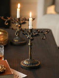 Candlestick for 1 St., 1 pc Iron material, Elk shape. The art of antiquity