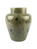 Ilyinskaya Dymov Ceramics Cosmetics Evening Green Ceramic Vase
