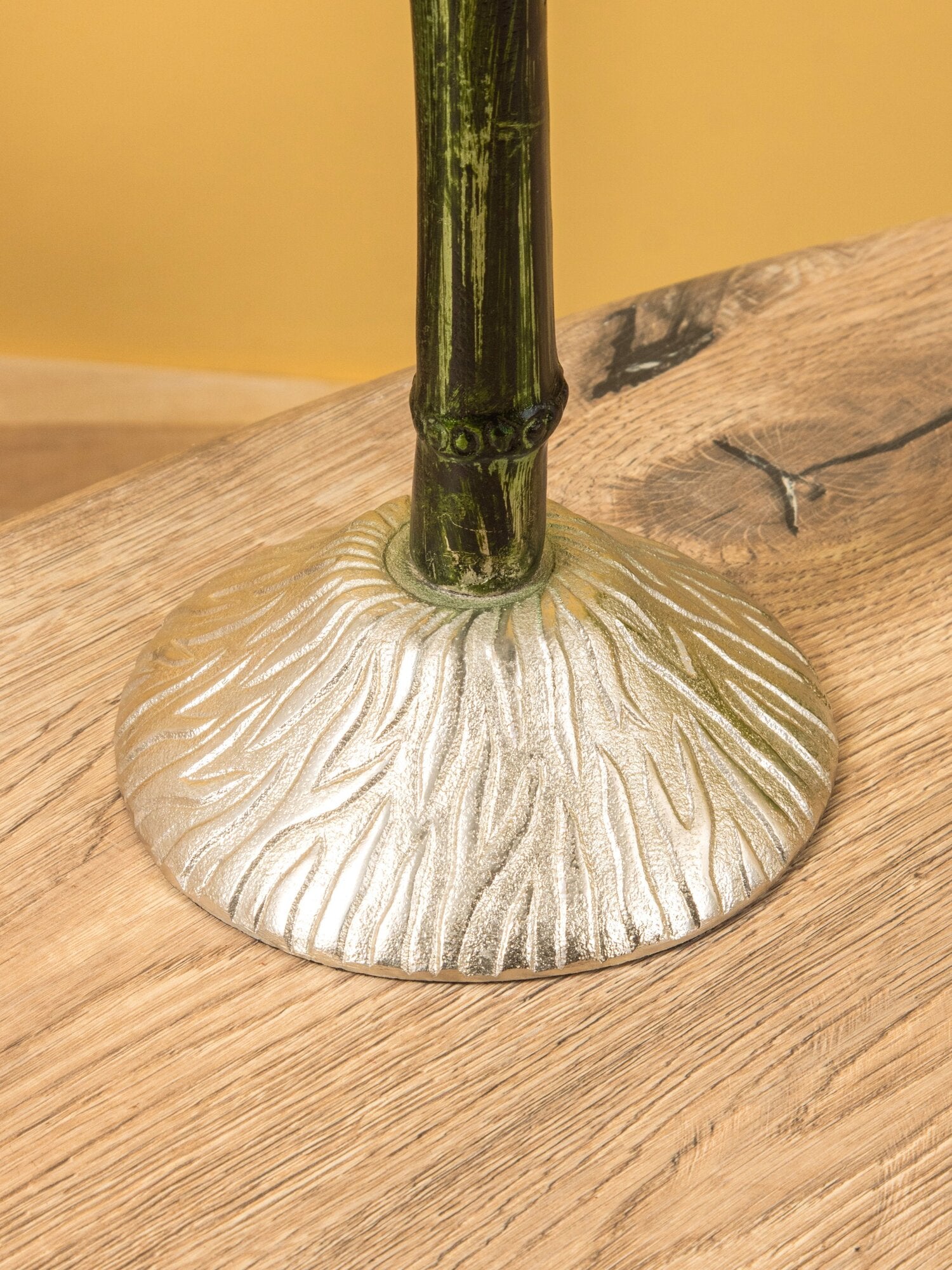 Juggler Aluminum Silver Candlestick Table Ornament