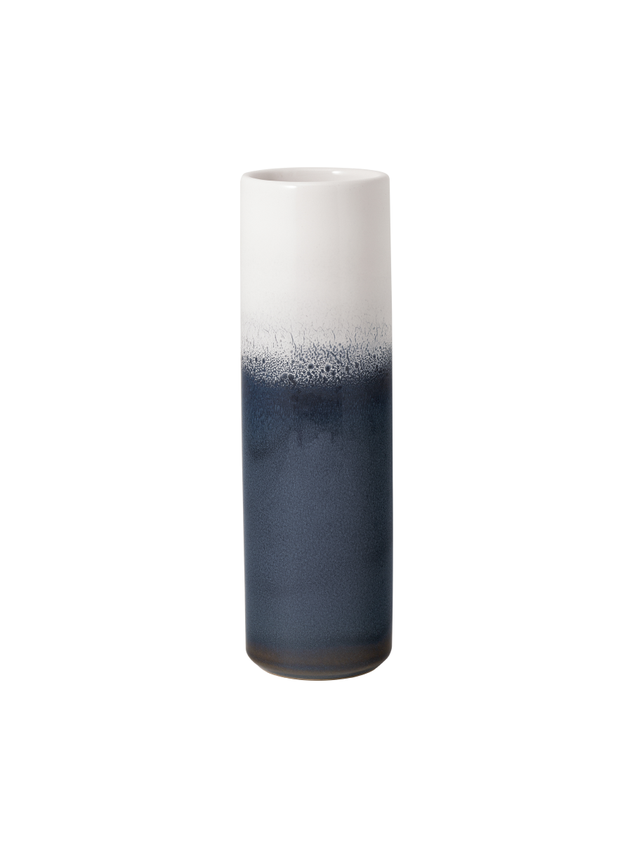 Vase for flowers 25 cm, Lave Home Cylinder bleu, like. by Villeroy & Boch