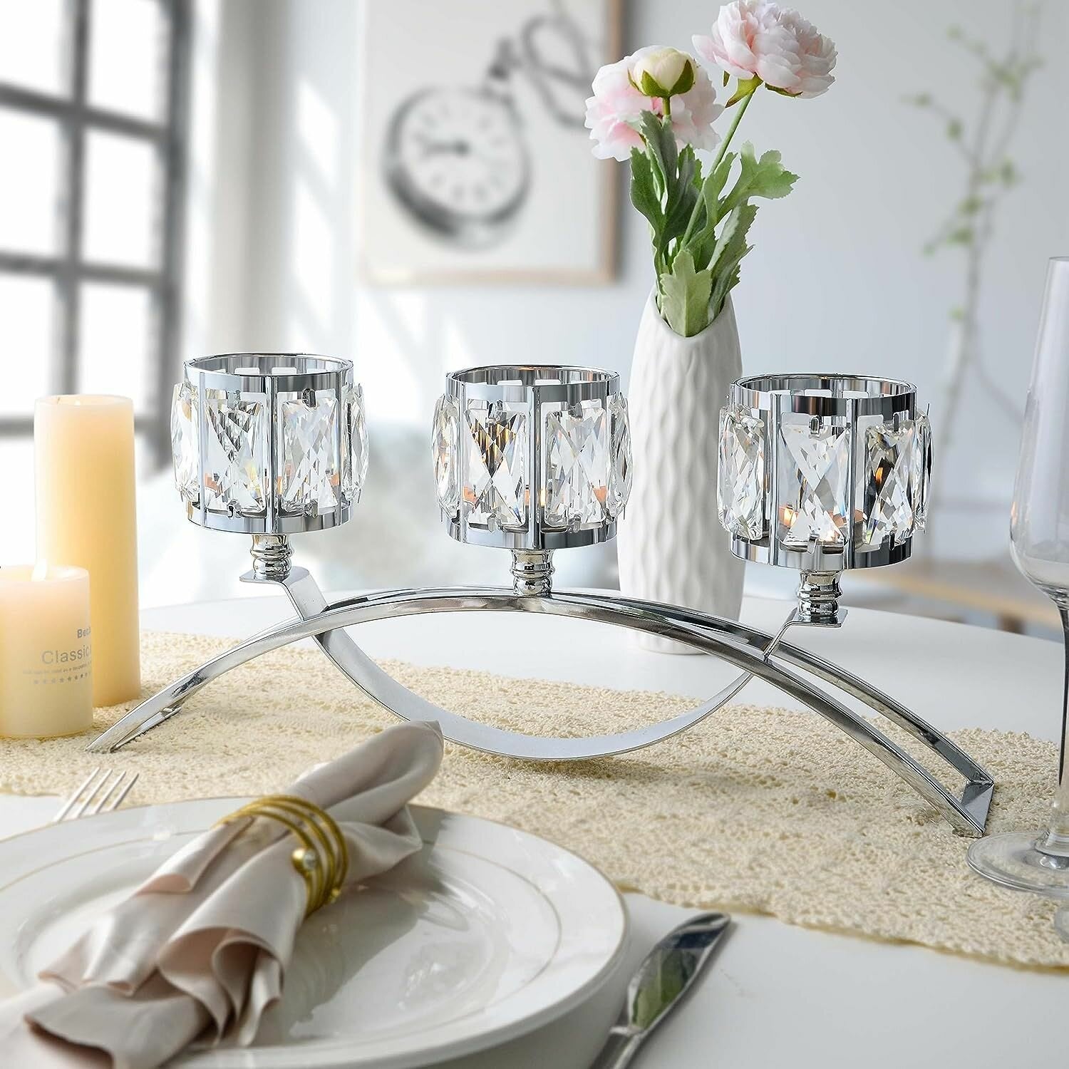 Single Decorative Candlestick Home Table Ornament