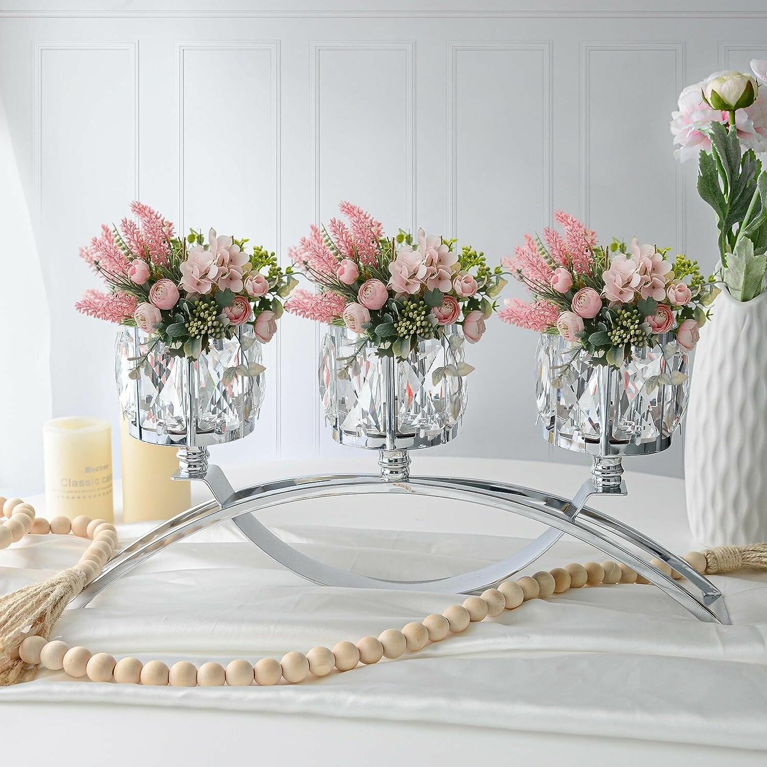 Single Decorative Candlestick Home Table Ornament