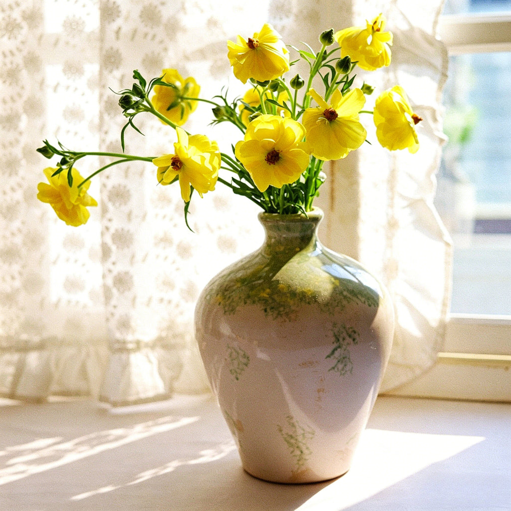 Neo-Chinese Retro Gradient Ceramic Vase