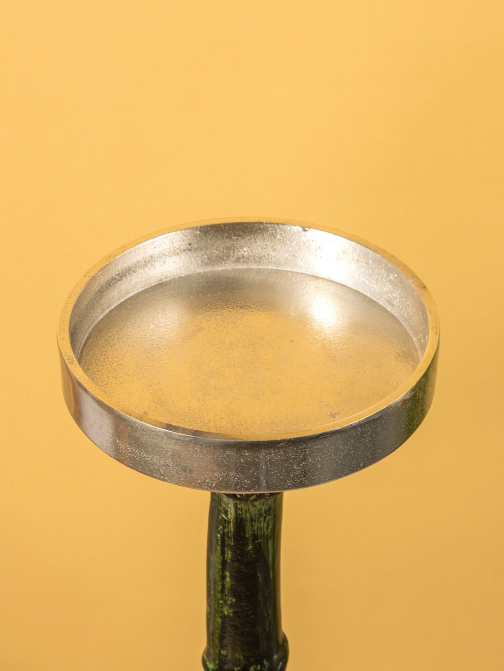 Juggler Aluminum Silver Candlestick Table Ornament