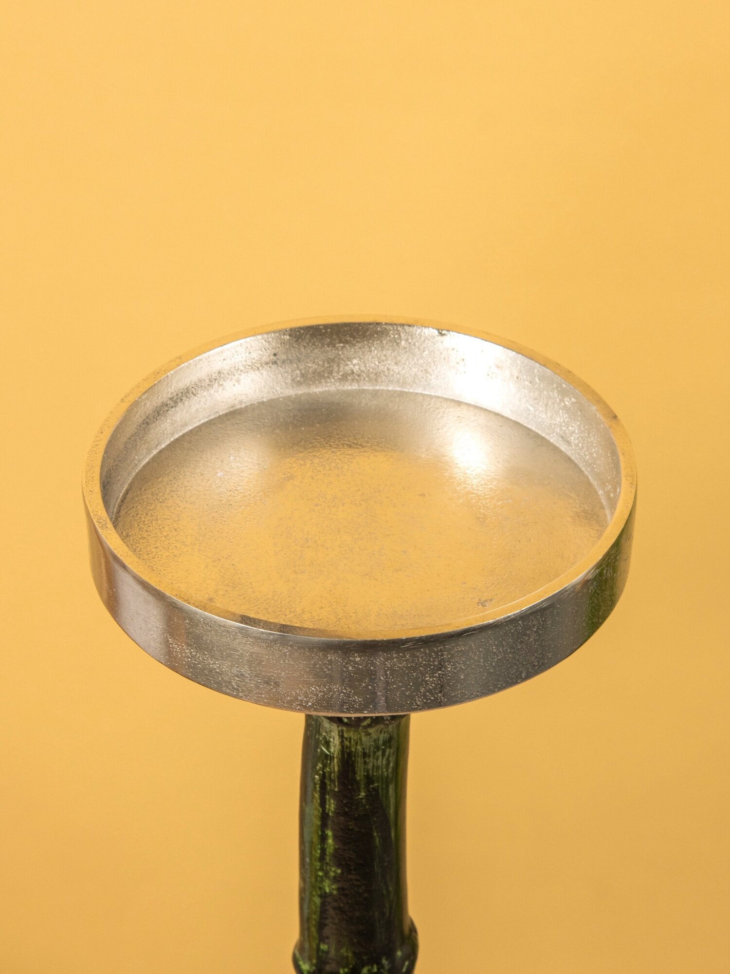 Juggler Aluminum Silver Candlestick Table Ornament
