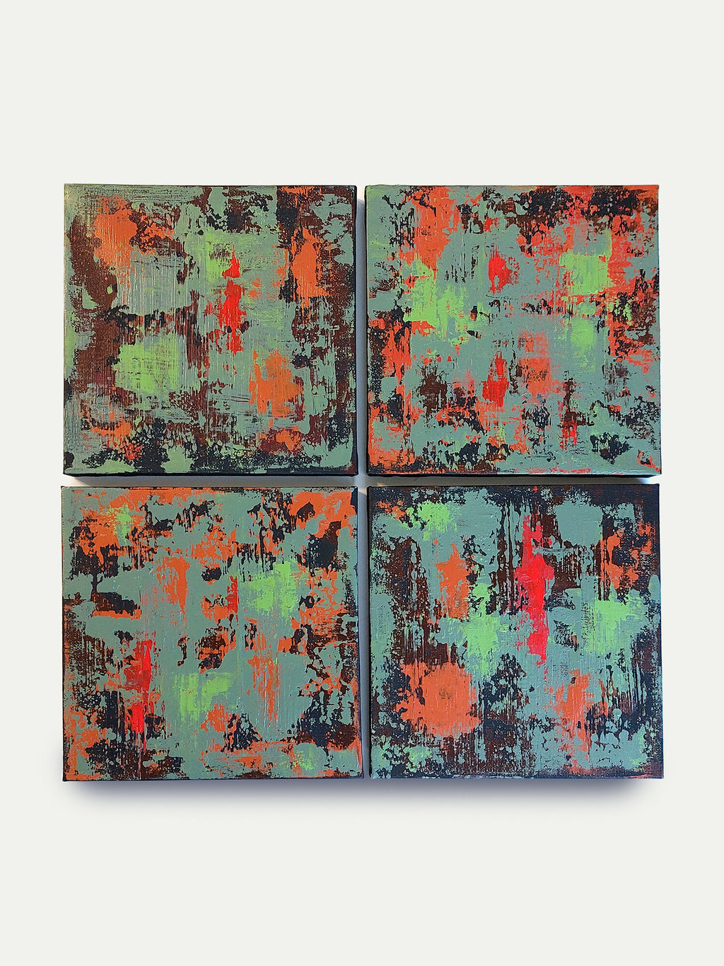 Modular painting for interior 40x40cm, handmade, abstraction, acrylic painting on canvas, wall, author's